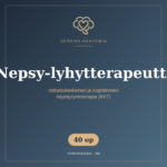 Nepsy lyhytterapeutti - ratkaisukeskeinen ja  kognitiivinen-käyttäytymisterapia menetelmät +sote yrittäjä kurssi