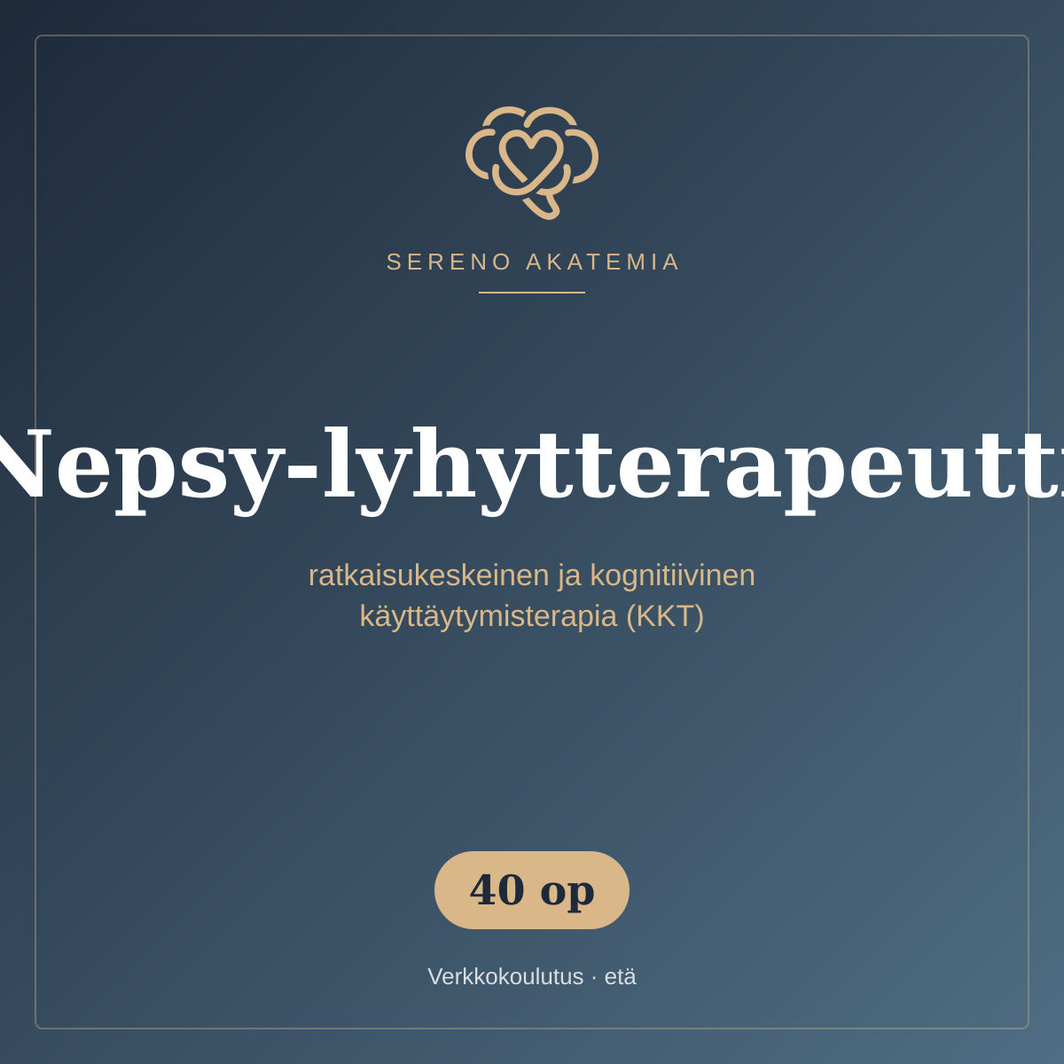 Nepsy lyhytterapeutti - ratkaisukeskeinen ja kognitiivinen-käyttäytymisterapia menetelmät +sote yrittäjä kurssi