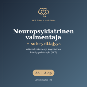 Nepsy-valmentaja ratkaisukeskeinen ja kognitivisen käyttäytymisterapian menetelmät + sote yrittäjä moduuli