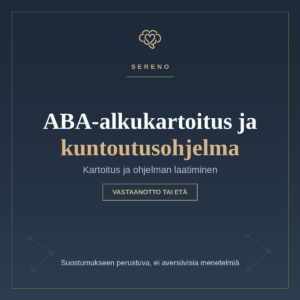 ABA-alkukartoitus ja kuntoutusohjelman teko