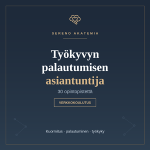Työkyvyn palautumisen asiantuntija