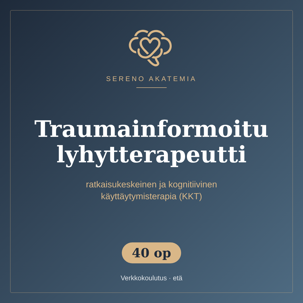 Traumainformoitu lyhytterapeutti 40 op